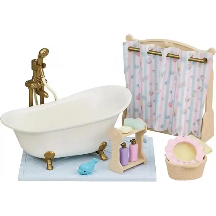 Sylvanian Families EPOCH Banyo Ve Duş Seti, Oyuncak
