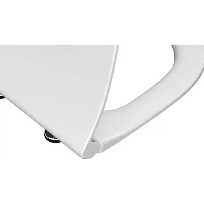 VitrA Sento 120-003R009 Yavaş Kapanır Slim Klozet Kapağı, Duroplast, Beyaz
