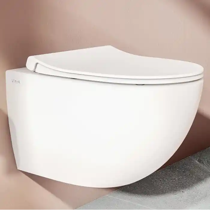 VitrA Sento 120-003R009 Yavaş Kapanır Slim Klozet Kapağı, Duroplast, Beyaz