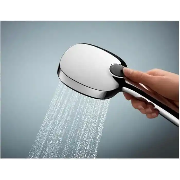 GROHE Vitalio Comfort 110 El Duşu, 2 Akışlı (Yağmur & Jet), SmartSwitch, 110mm Kare Duş Başlığı, Kireç Önleyici Sistem, Krom, 26925001