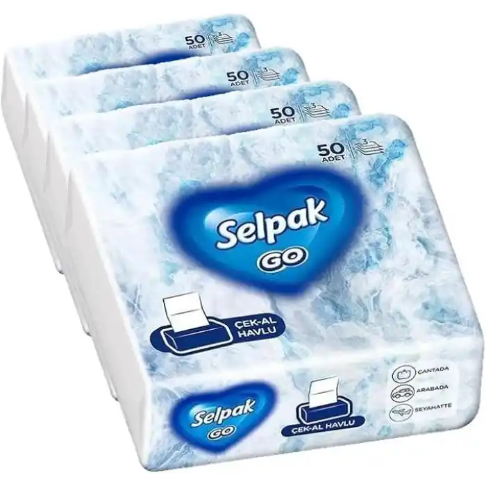 Selpak Go Çek Al Havlu 50li (4 paketi)