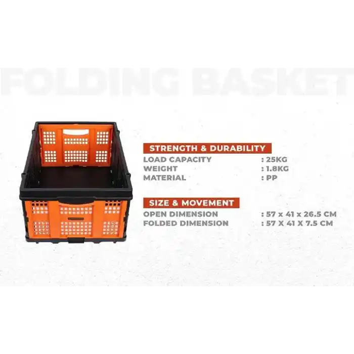 Black + Decker BH205 25Kg Katlanır Çok Amaçlı Taşıma Sepeti