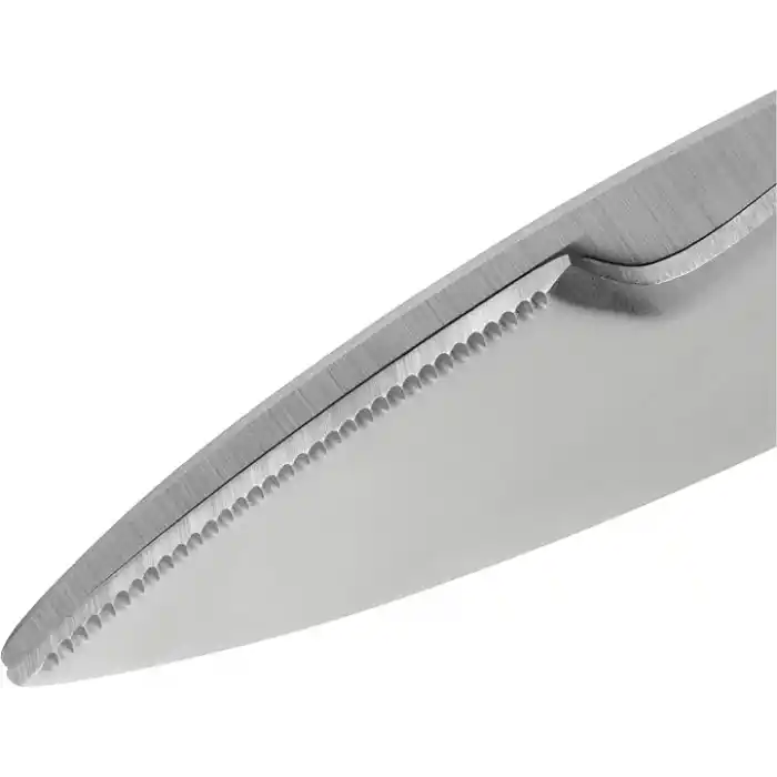 WMF 21 cm Mutfak Makası, Tırtıklı Ağız, Paslanmaz Çelik, Plastik Sap, Şişe Açacaklı Çok Amaçlı Makas