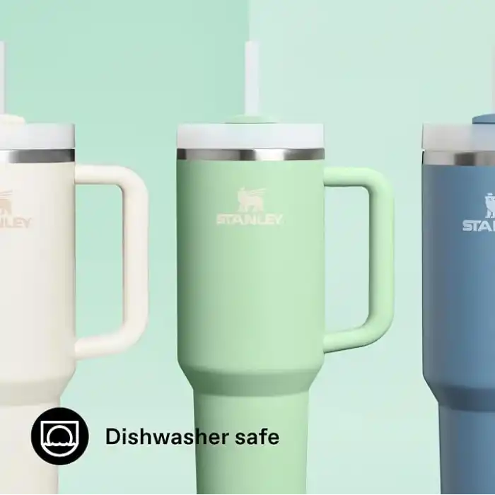 STANLEY Quencher H2.0 FlowState Pipetli Termos Bardak 1.18 Litre - Pistachio | Paslanmaz Çelik