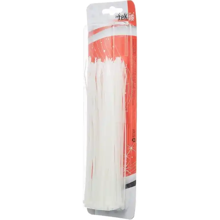 Tek-İş Kablo Bağı 200 X 2.5 mm 100 Adet Beyaz