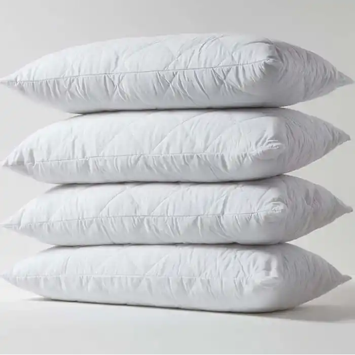 %100 Pamuk 4 Adet Kapitoneli Yastık Alezi Koruyucu Koruyucu Yastık Kılıfı 50 X 70 Cm