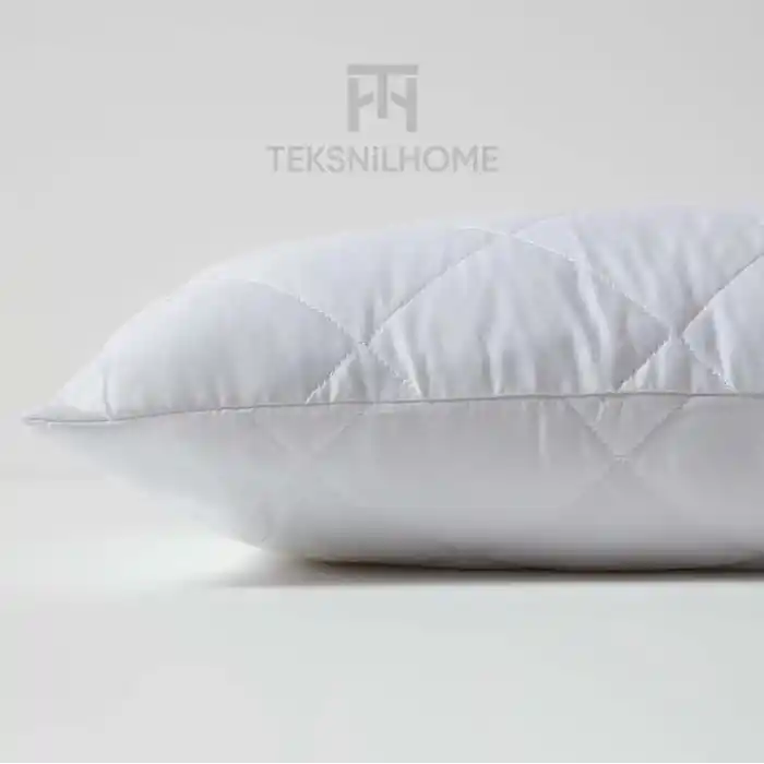 %100 Pamuk 4 Adet Kapitoneli Yastık Alezi Koruyucu Koruyucu Yastık Kılıfı 50 X 70 Cm