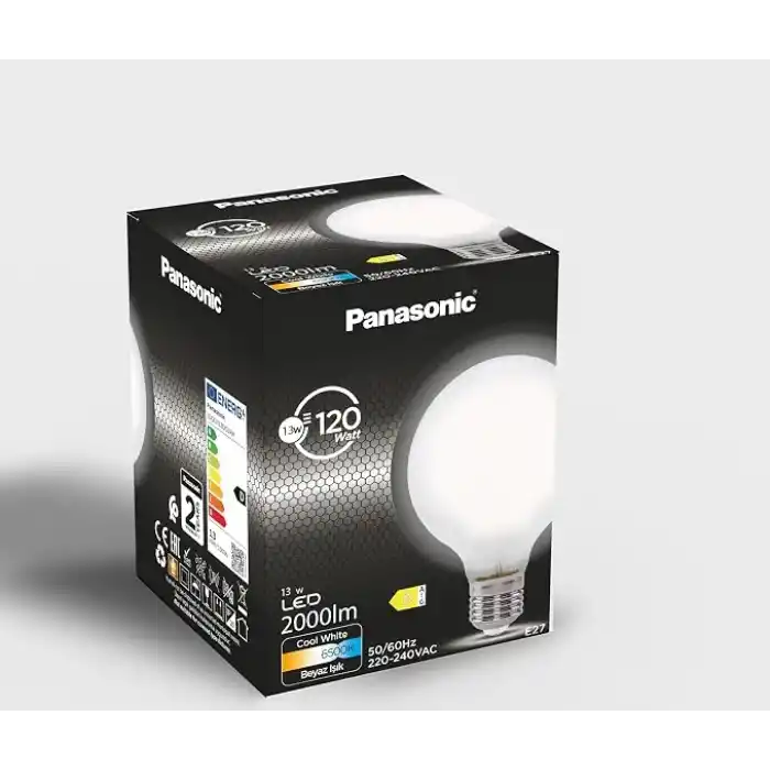 Panasonic Filament Ampul E27 13W 2000LM 6500K Milky