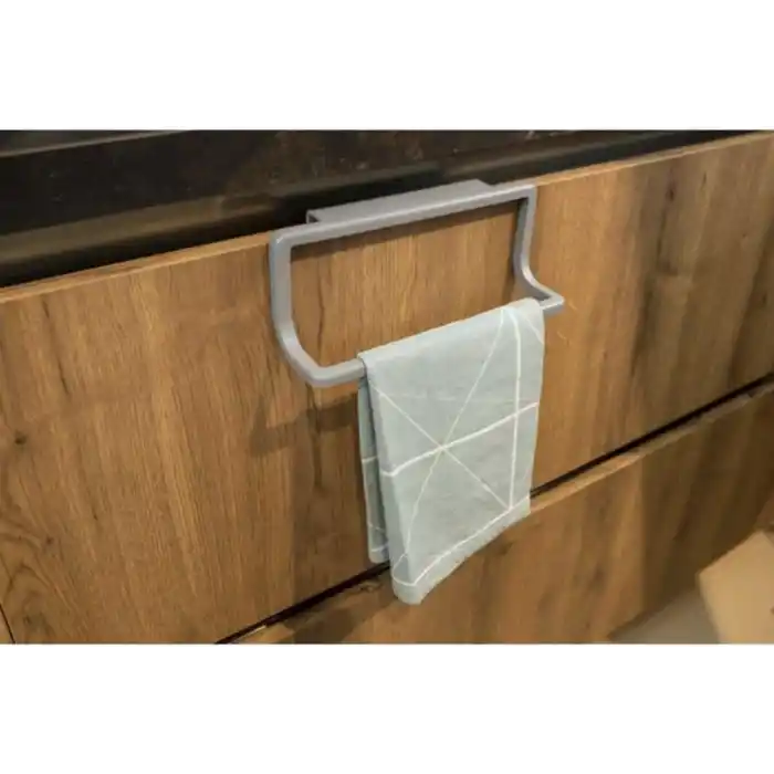 Primanova Mutfak Banyo Havlu Askısı-Gri M-B30-07
