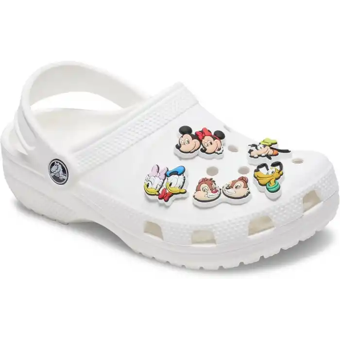 Crocs Unisex Mickey and Friends PVC 5li paket ayakkabı askısı, çok renkli, Çok renkli, Ölçü Birimi