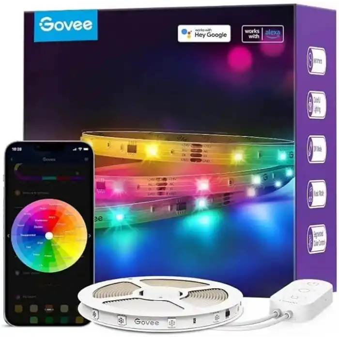 Govee RGBIC Wifi+ Bt LED Şerit (10 M)