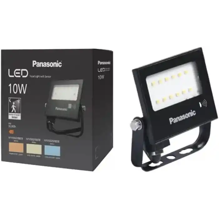 PANASONIC LED PROJEKTÖR SENSORLÜ, BEYAZ IŞIK 10W 900LM 6500K