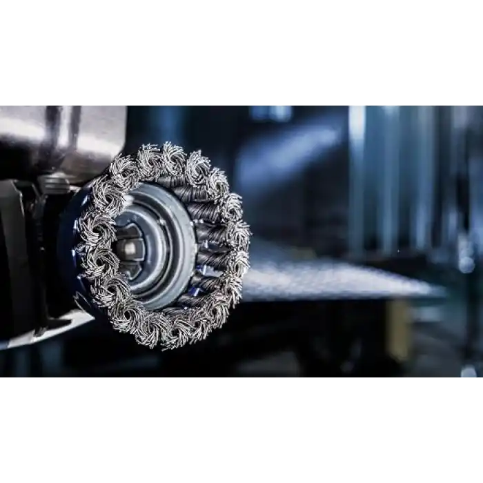 Bosch Professional Accessories Clean Dalgalı Tencere Fırçası (Metal İçin, X-Lock İçin, Ø 75 Mm, Tel Kalınlığı 0,3 Mm, Ø 125 Mm)