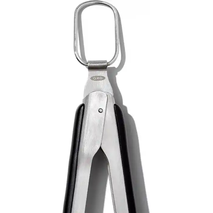 OXO Good Grips Paslanmaz Çelik Uzun Barbekü Maşası, Dahili Şişe Açacaklı 47,5 cm - Sosis, Sebze ve Daha Fazlası İçin