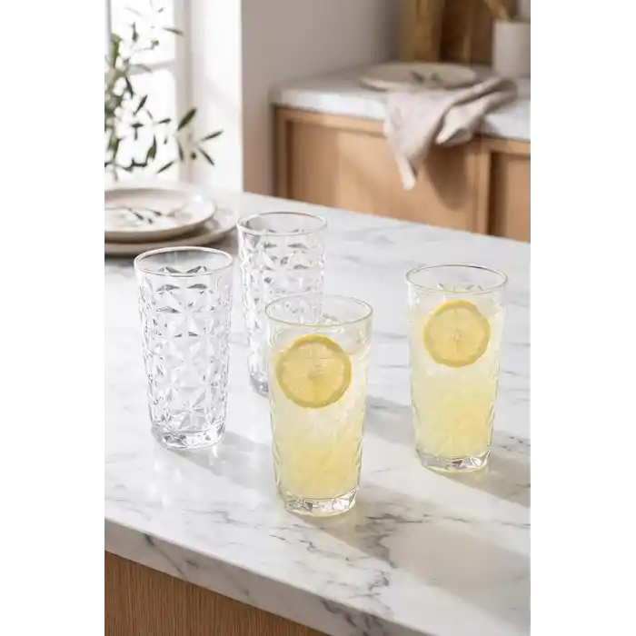 Paşabahçe ESTRELLA MEŞRUBAT-LONG DRINK 290 CC 4LÜ HEDİYELİK KUTU