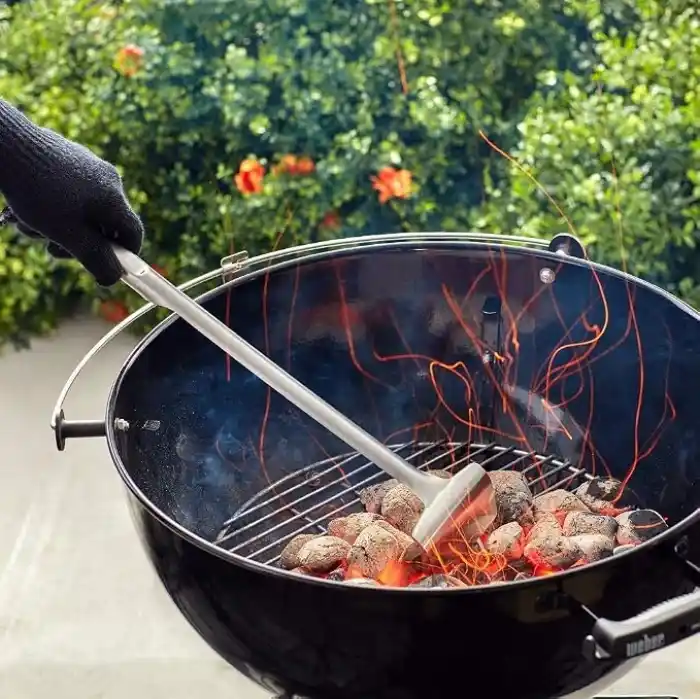 Weber 10615 Grill Charcoal Rake, Silver
