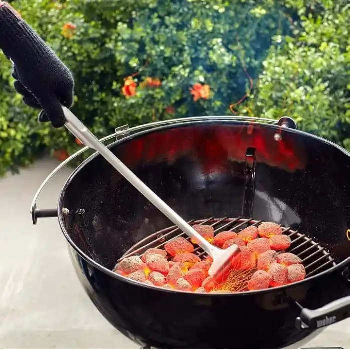 Weber 10615 Grill Charcoal Rake, Silver