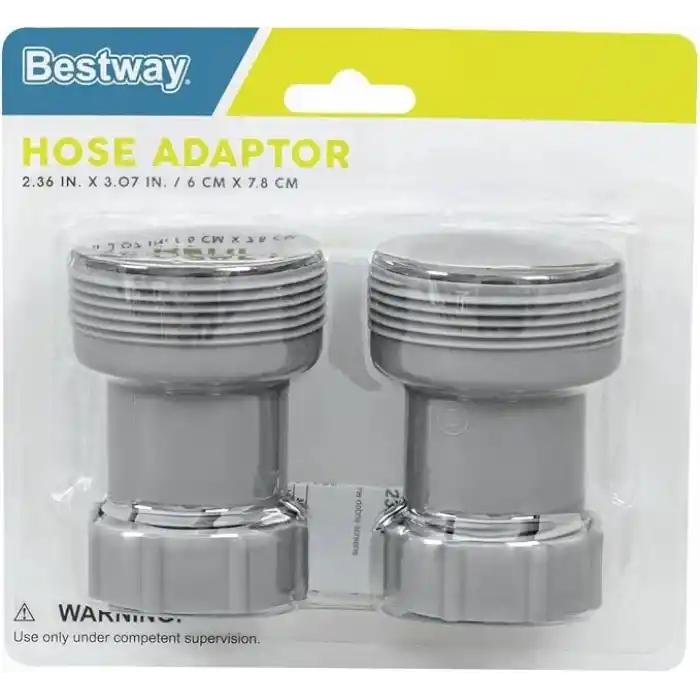 Bestway Flowclear Yer Üstü Filtre Pompası Havuz Hortumu Adaptörü, Hortum Çapı 1,5 (38 mm) Ölçer ve 1,25 (32 mm) Çaplı Havuz Vanalarına Bağlanır