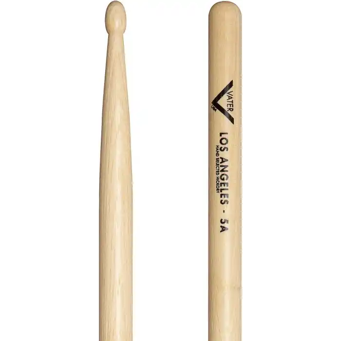 Vater Los Angeles 5A Ahşap Uçlu Hickory Davul Çubukları, 3 Çift (VS3P5AW)