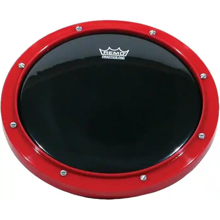 Remo RT-0008-58 20,32 cm Kırmızı Ayarlanabilir Egzersiz Pedi Ambassador Abanoz Davul Başlıklı