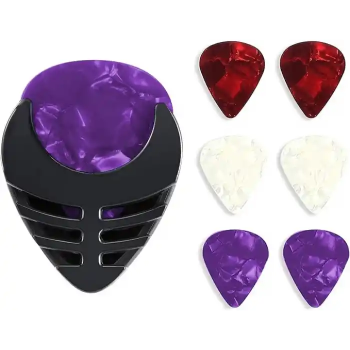 RockJam Evrensel Gitar Aksesuarları, Süper Kit Gitar Duvar Montajı, Elektrikli Gitar Telleri, Akustik Gitar Telleri, Gitar Tuner Çoklu Alet, Gitar Capo, Gitar Plektrumları ve Gitar Penası Tutucu