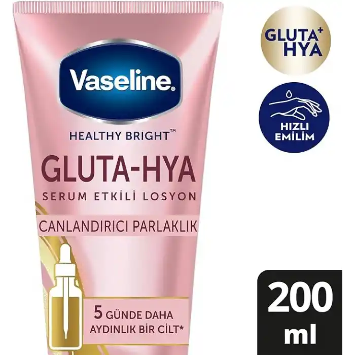 Vaseline Gluta Hya Serum Etkili Losyon Canlandırıcı Parlaklık 200 ml