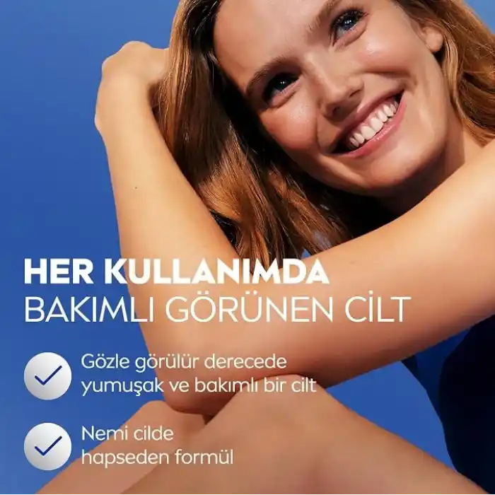 NIVEA Besleyici Vücut Sütü 400 ml, Kuru ve Çok Kuru Ciltler, 72 Saat Yoğun Nemlendirici,Badem Yağı