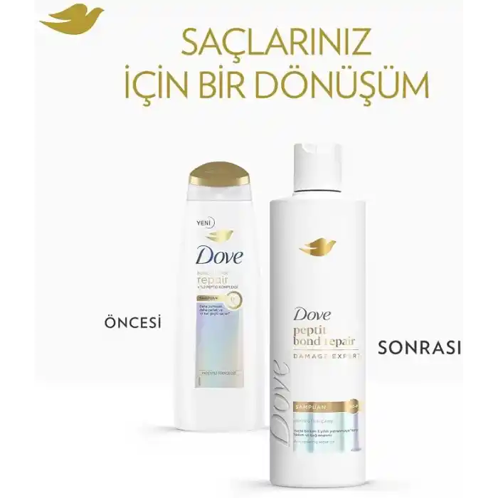 Dove Şampuan Peptit Bond Repair 375 ml