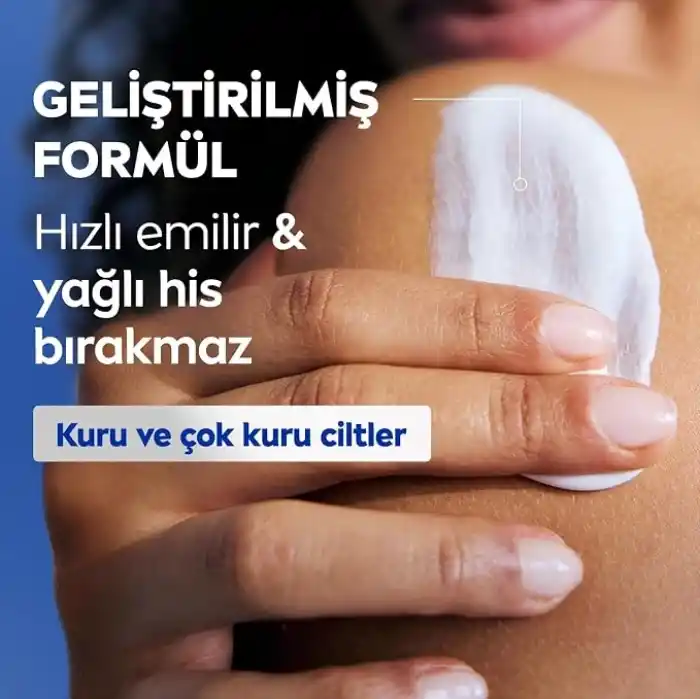 NIVEA Besleyici Vücut Sütü 400 ml, Kuru ve Çok Kuru Ciltler, 72 Saat Yoğun Nemlendirici,Badem Yağı