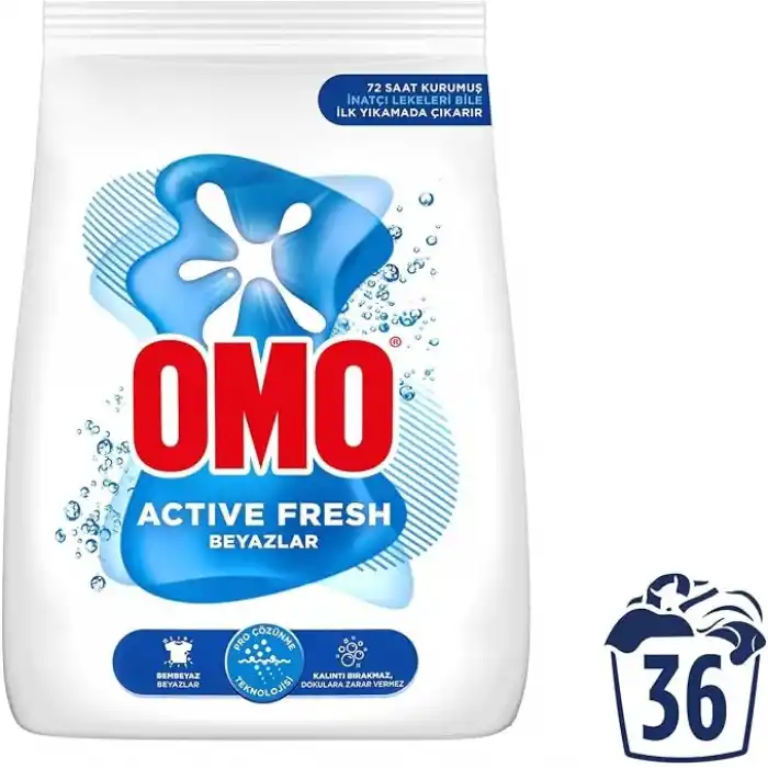 OMO Active Fresh Beyazlar Toz Deterjanı 5.5 kg