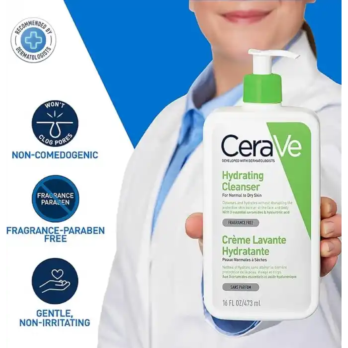 CeraVe Nemlendiren Temizleyici Kuru ve Normal Ciltler (473 ml)