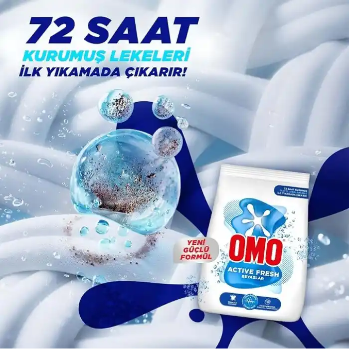 OMO Active Fresh Beyazlar Toz Deterjanı 5.5 kg