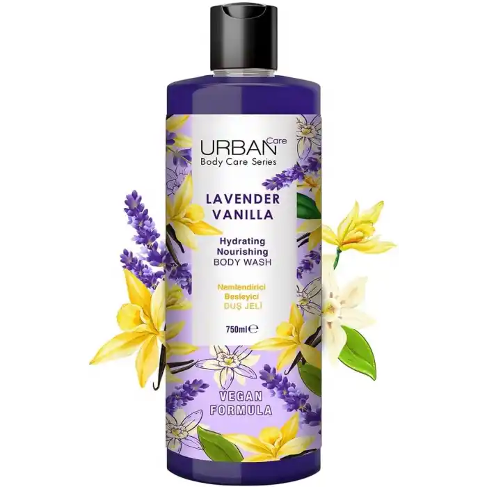 Urban Care Lavender & Vanilla Yenileyici ve Pürüzsüzleştirici Duş Jeli, 750 ml