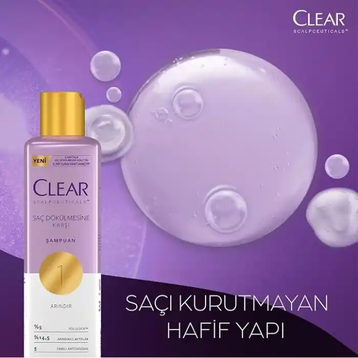Clear Scalpceuticals Saç Bakım Şampuanı Saç Dökülmesine Karşı 300 ml