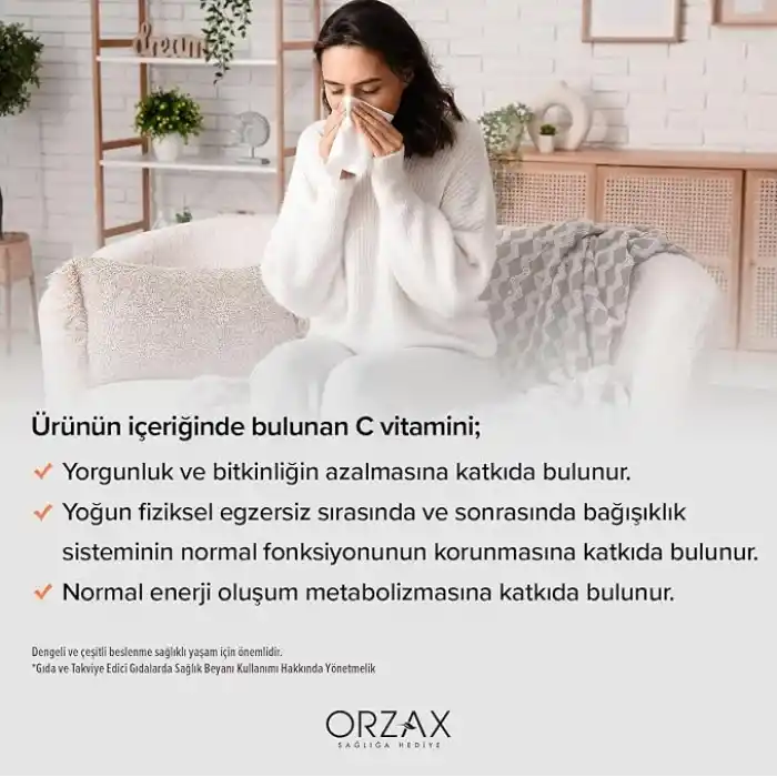 Orzax Efervit Vitamin C 1000 Mg 20 Eff Tablet