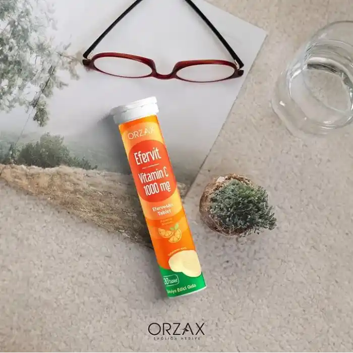 Orzax Efervit Vitamin C 1000 Mg 20 Eff Tablet