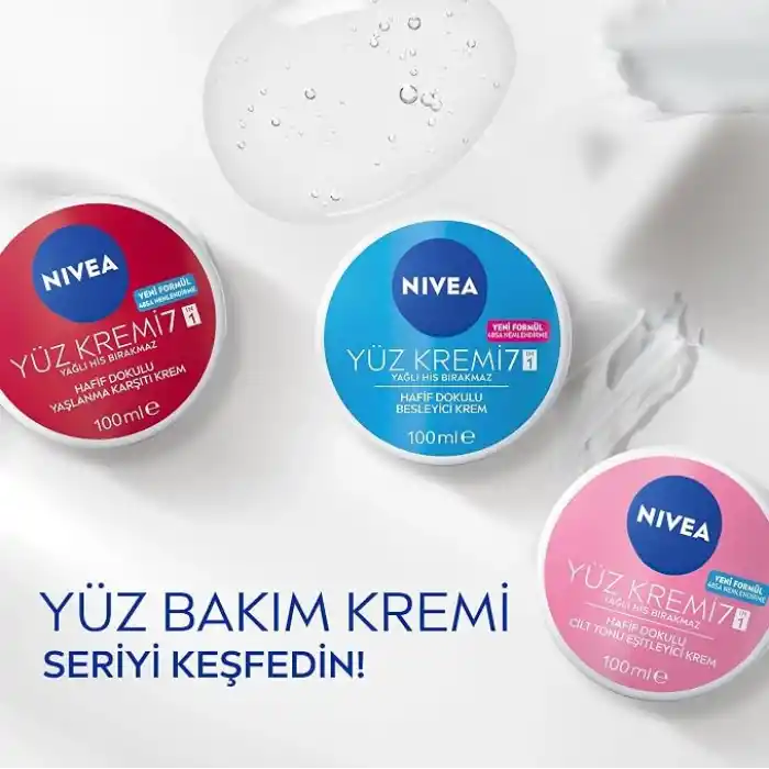 NIVEA Yaşlanma Karşıtı Su Bazlı Nemlendirici Yüz Kremi 100 ml,Bariyer Güçlendirir,Sıkılaştırıcı