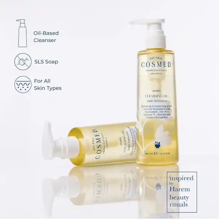 Cosmed Cleansing Oil Yüz ve Vücut için Yağ Bazlı Temizleyici 400 ml