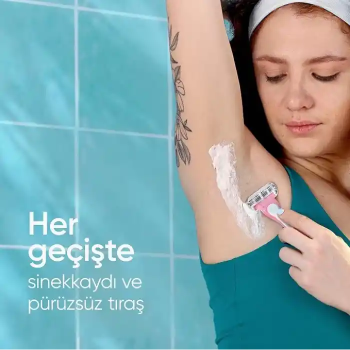 Gillette Venus Smooth Miami Kadın Tıraş Bıçağı 3lü
