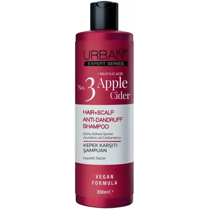 Urban Care Expert No.3 Apple Cider & Salycylic Acid Kepek Karşıtı Saç Bakım Şampuanı, 350 ml