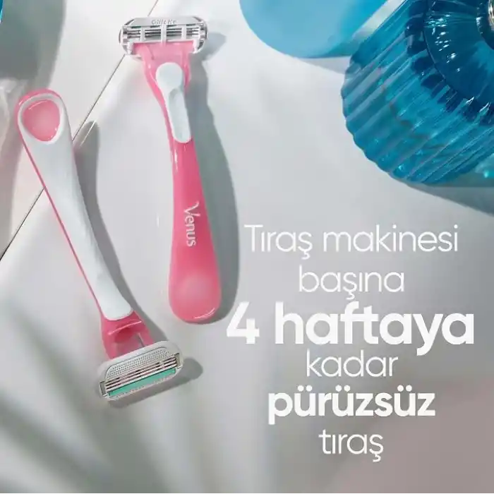 Gillette Venus Smooth Miami Kadın Tıraş Bıçağı 3lü