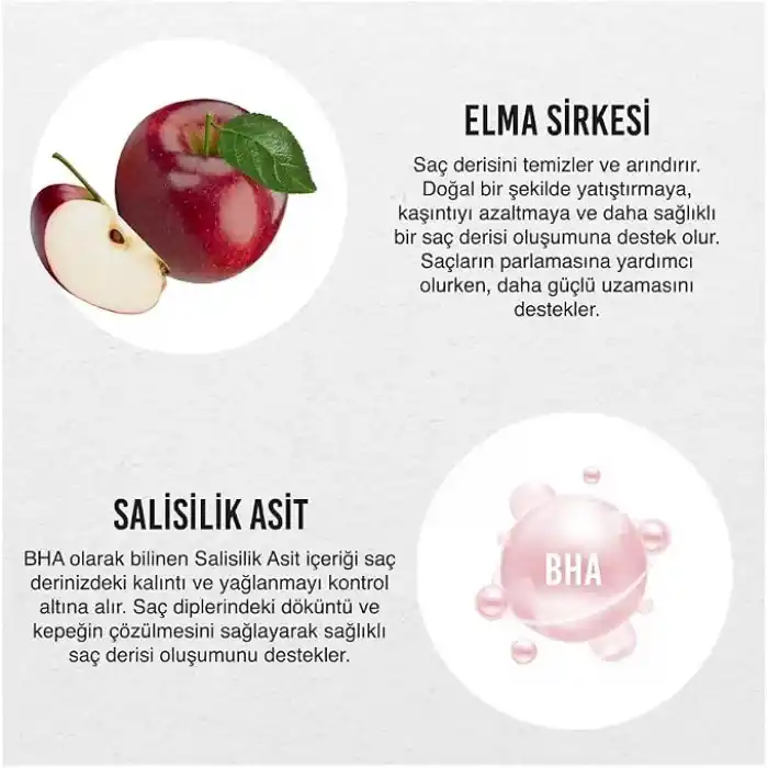 Urban Care Expert No.3 Apple Cider & Salycylic Acid Kepek Karşıtı Saç Bakım Şampuanı, 350 ml