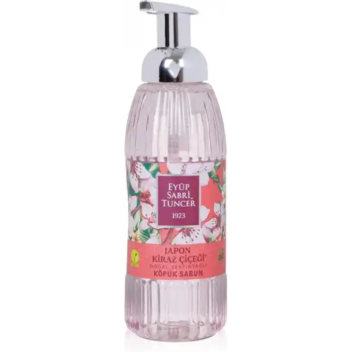 Eyüp Sabri Tuncer Doğal Zeytinyağlı Köpük Sabun Japon Kiraz Çiçeği (500 ml)