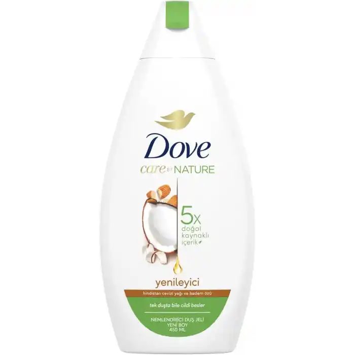 Dove Nemlendirici Duş Jeli Hindistan Cevizi Yağı ve Badem Özü 450 ml