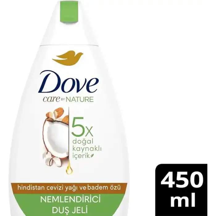 Dove Nemlendirici Duş Jeli Hindistan Cevizi Yağı ve Badem Özü 450 ml