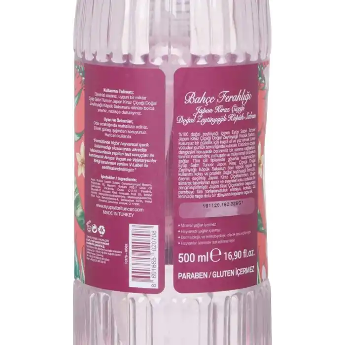 Eyüp Sabri Tuncer Doğal Zeytinyağlı Köpük Sabun Japon Kiraz Çiçeği (500 ml)