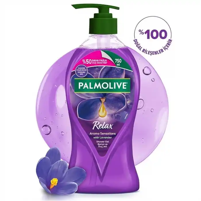 Palmolive Aroma Sensations So Relaxed Lavanta ve Ylang Ylang Yağları Aromatik Banyo ve Duş Jeli (750 ml)