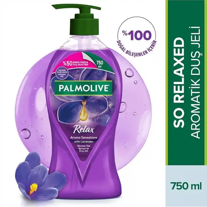 Palmolive Aroma Sensations So Relaxed Lavanta ve Ylang Ylang Yağları Aromatik Banyo ve Duş Jeli (750 ml)