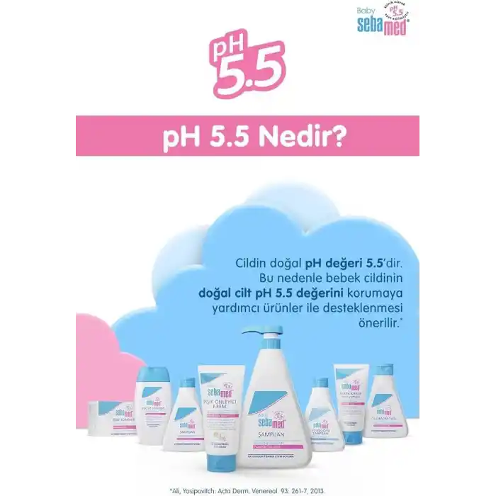 Sebamed Baby pH 5.5 Hassas Ciltler için Pantenol içeren Kompakt Sabun 100 gr