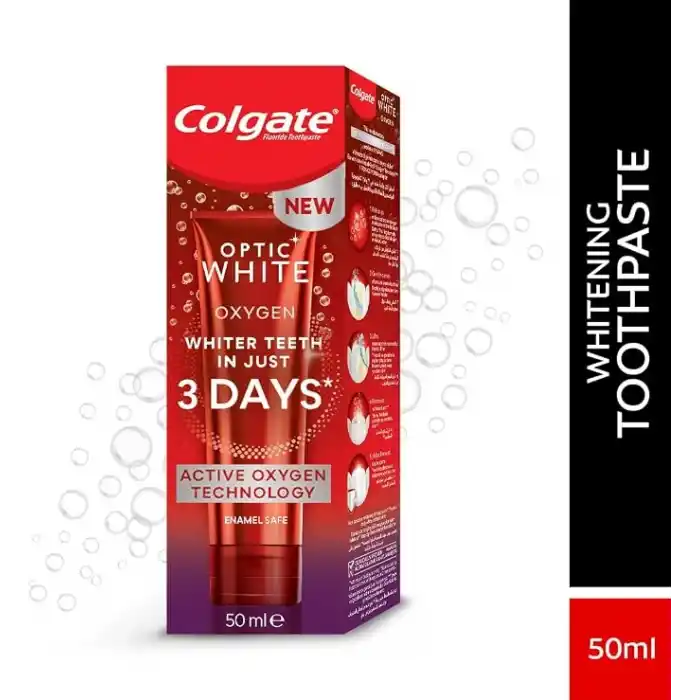 Colgate Optic White Oxygen Aktif Oksijen Teknolojisi Beyazlatıcı Diş Macunu 75 ml
